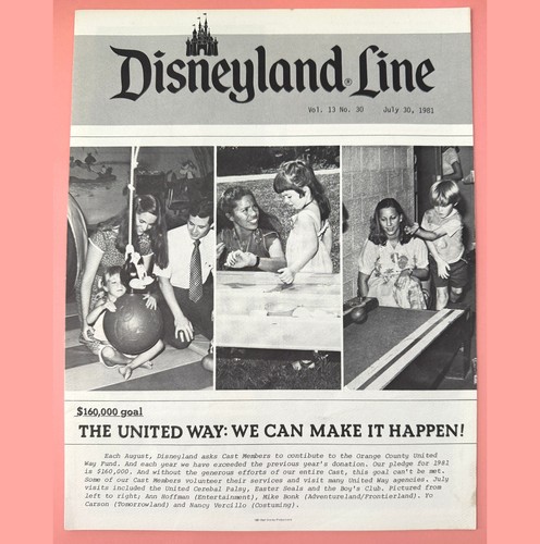 Vintage disneyland line - disneyland,