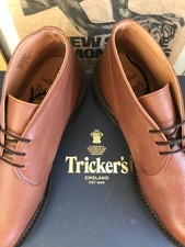 TRICKER’S Sienna Olivvia Scotch grain Chukka Boots 10 BNIB RRP £535 Perfect Gift