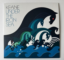 Signed TOM CHAPLIN Keane Under The Iron Sea Vinyl LP Record - EXACT PROOF/COA -