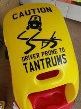 DRIVER PRONE TO TANTRUMS roof