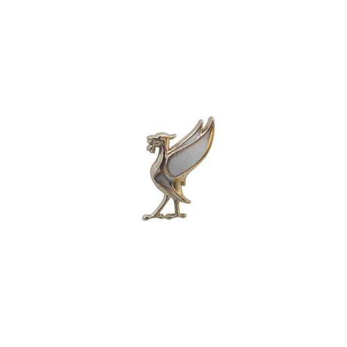Liver bird silver pin - liver,