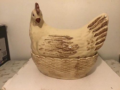 Vintage chicken hen egg - , holder