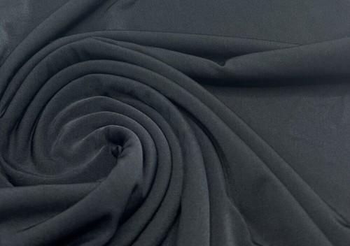 Plain black swimwear - black,