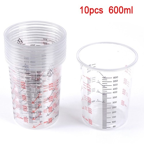10pcs 600ml plastic paint - plastic,