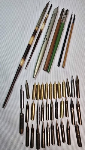 Vintage dip pens nibs - nibs, job