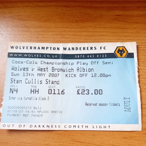 Ticket 2006 7 - 2006/7, championship