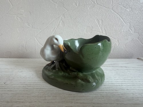 Vintage ceramic goose egg - ceramic, cup