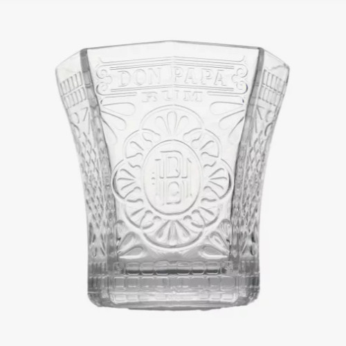 Don papa rum - rum, glasses