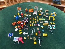 Assorted toy road signs