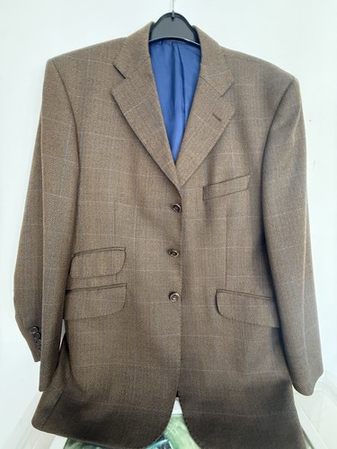 Men brown blue striped - blue,