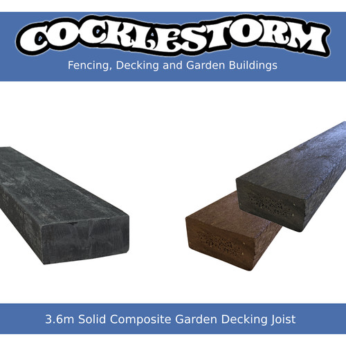 Solid composite garden - 3.6m,