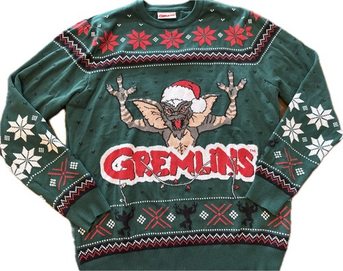 Gremlins sweater mens green - sweater,
