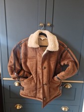 Topshop Shearling Jacket In