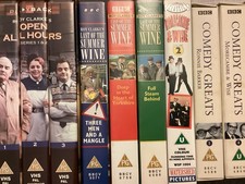 A Set of 10 Video of Classic Comedy Shows VHS Tapes Various Titles