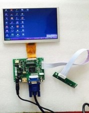 8 inch LCD TFT Display 800x480 + HDMI+VGA+2AV Controller Board for Raspberry Pi