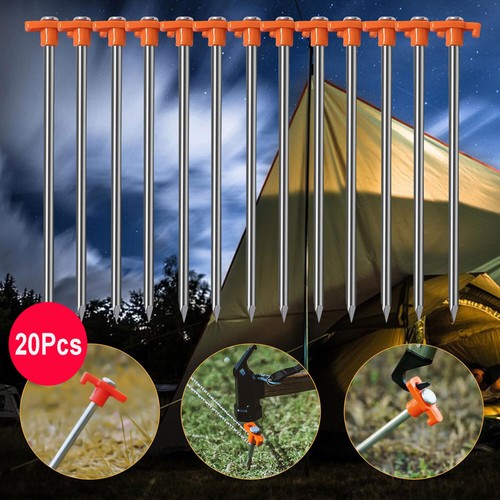 20pack tent stakes heavy duty - 20pack,