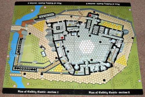 Escape from colditz board game - escape,