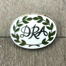 Badge DRA Enamel  Authentic Vintage Pin Rare