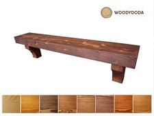 Rustic Pine Mantle Shelf -