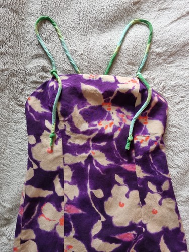 Zara purple floral linen mix - purple,