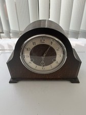 VINTAGE SMITHS WOODEN WESTMINSTER CHIME MANTLE CLOCK MADE IN ENGLAND