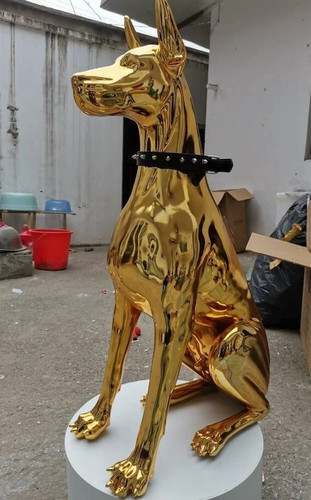 Large doberman gold - large,