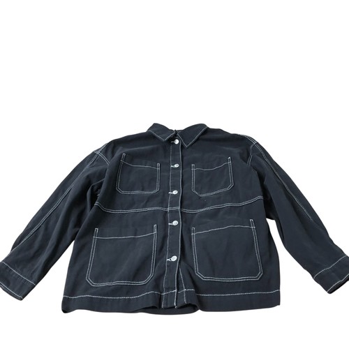 Black overshirt jacket - h&m,