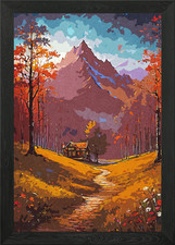 House in the forest Framed
