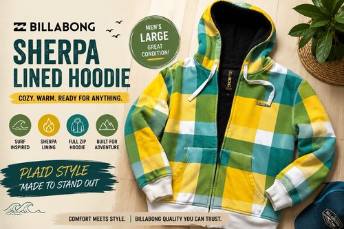 Billabong sherpa lined plaid - sherpa,