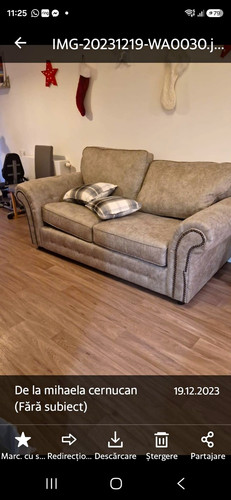 Dunelm beige faux - leather, 3