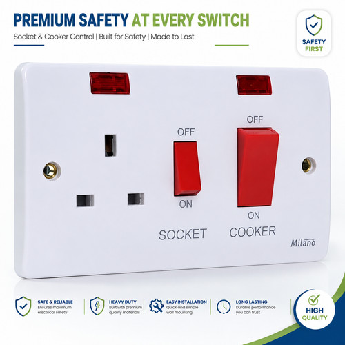 45a cooker switch with - cooker,