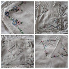 Vintage Linen Tablecloth