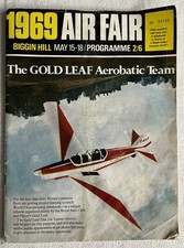 Collectable Vintage Biggin Hill “Air Fair” Air show Programme, 1969
