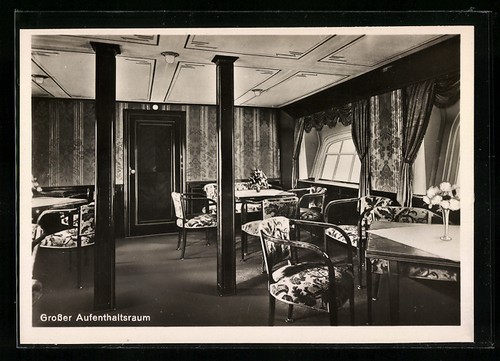 Postcard interior view the - interior,