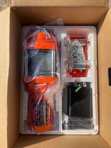 Electric winch 12v atv boat - 12v,