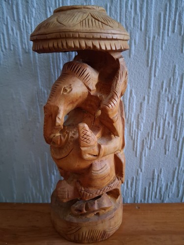 Hand carved wooden figurine - hand,
