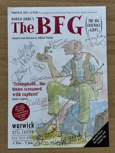 Signed theatre flyer 2001 - theatre,