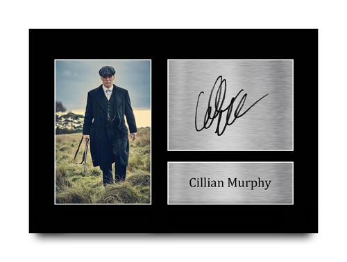 Cillian murphy signed peaky - signed,