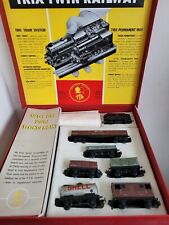 Trix Twin Railway Complete Set Including 0-4-0 Steam Tender, Wagons, Track