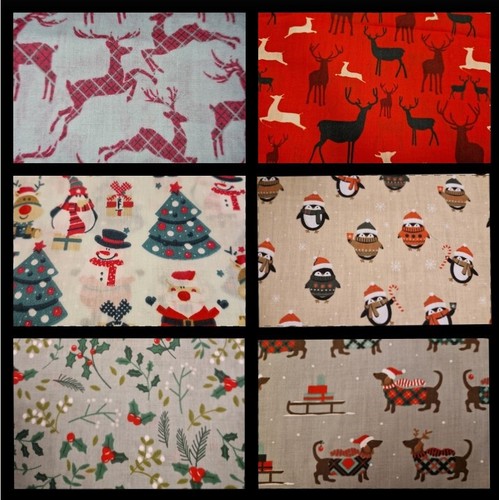 Christmas fabrics red - fabrics,