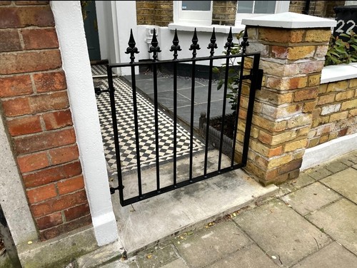 Wrought iron pedestrian garden - pedestrian,