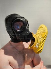 Shoe Gas Mask Adapter Fetish