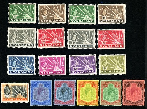 Nyasaland 1938 44 kgvi - [nyasaland], 1938-44