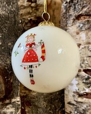 Hand-Painted Glass Christmas