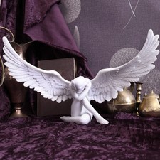 Vintage Angel Wing Figures 3D Statue Home Hotel Decoration Accessories Gift