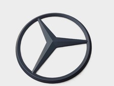 Matte Black Rear Star Badge