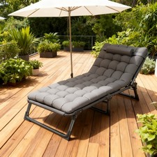 Single folding bed sun lounger - folding,