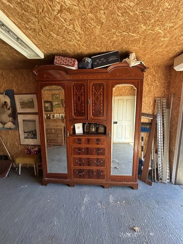 Large edwardian mahogany - edwardian,