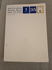 Rover P5B 3.5 Litre Workshop