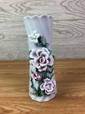 Porcelain Vase With 3D Pink